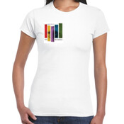 Women's slim fit gildan tee. Keep a lid on it.